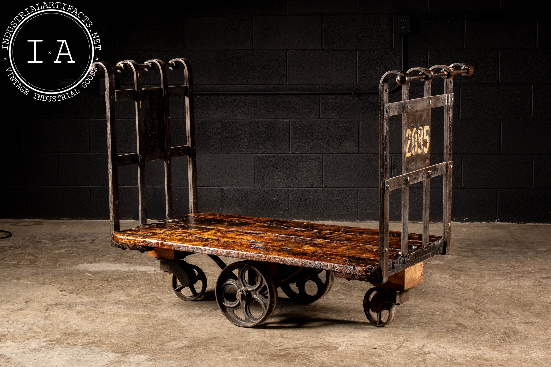 Mean Machine Cart Antique Industrial Restored Machine Cart – Industrial Artifacts