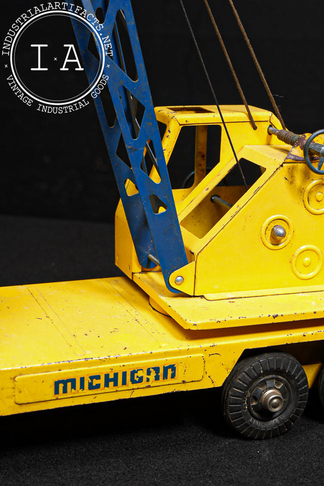 Vintage Michigan Shovel Crane Pressed Steel Toy Truck Model T-24 by Ny-Lint