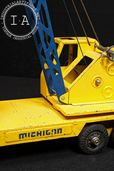 Vintage Michigan Shovel Crane Pressed Steel Toy Truck Model T-24 by Ny-Lint