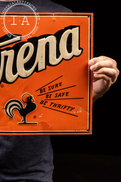 Vintage Feed Nutrena Embossed Tin Sign