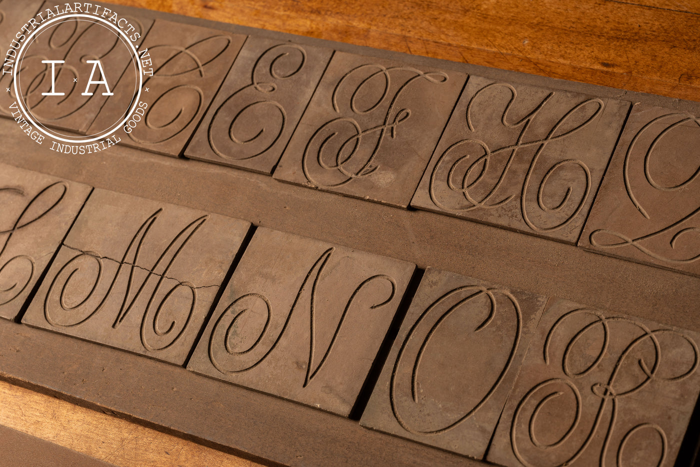 Antique Hamilton Script Lettering Kit