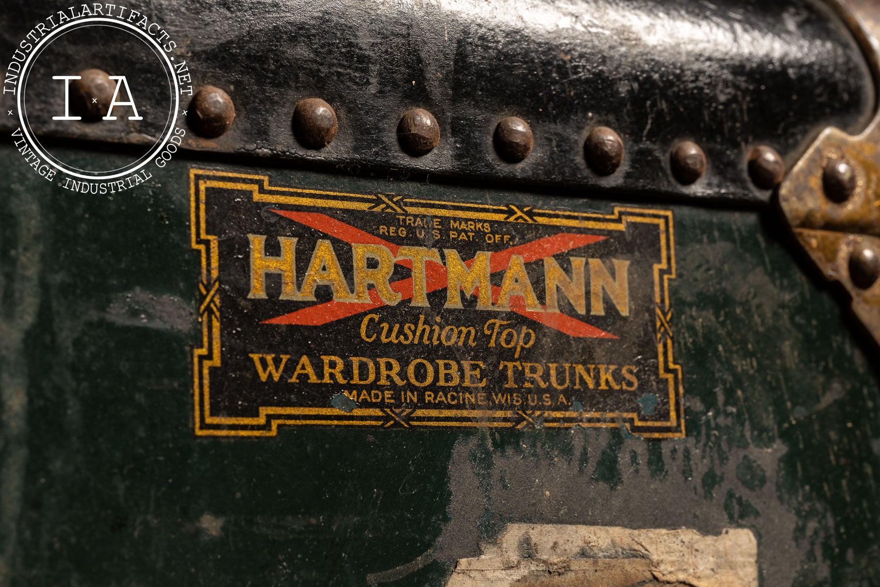 Hartman Rack Antique Hartmann Wardrobe Trunk – Industrial Artifacts