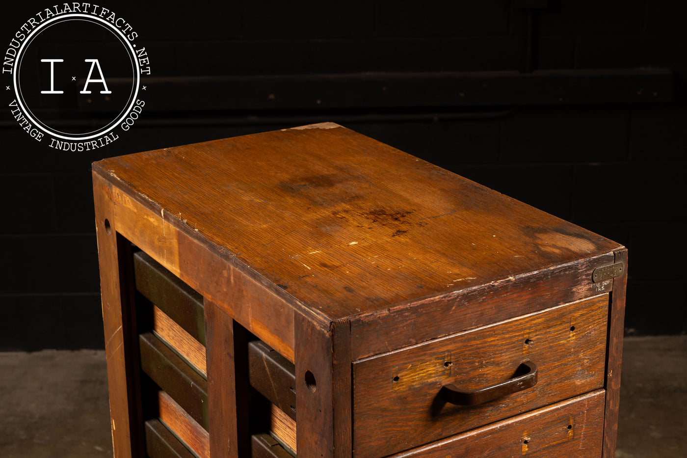 Antique IRS Double Card Catalog