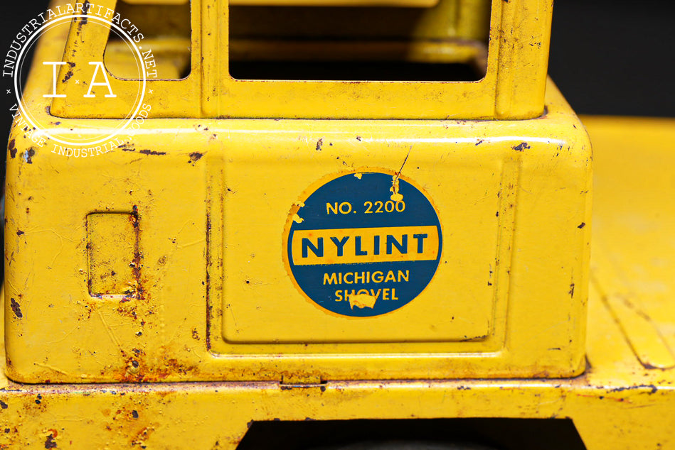 Vintage Michigan Shovel Crane Pressed Steel Toy Truck Model T-24 by Ny-Lint