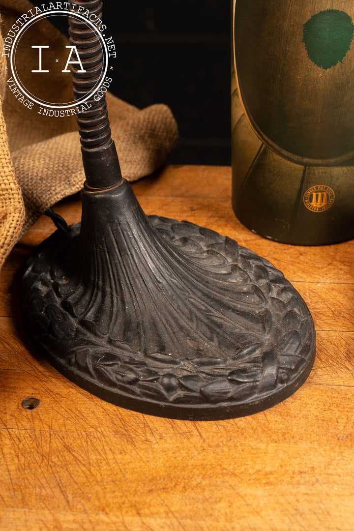 Antique Cast Iron No. 50 Adjustable Desk Lamp by Aladdin