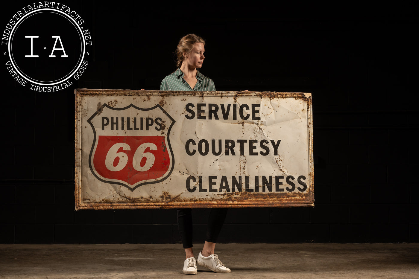 Vintage Phillips 66 Service Station Sign