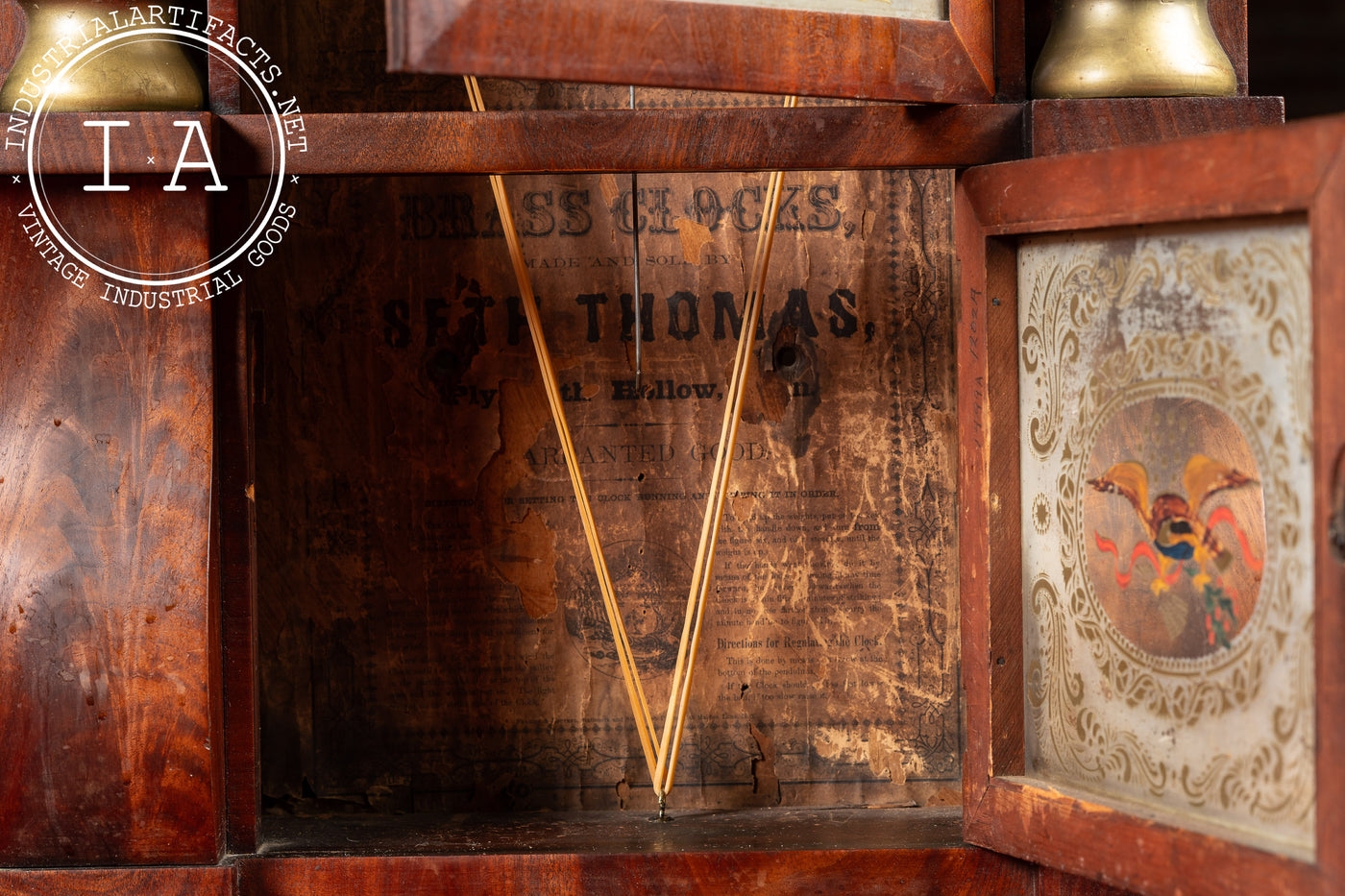 Mid-19th Century Seth Thomas Triple Decker Empire Clock
