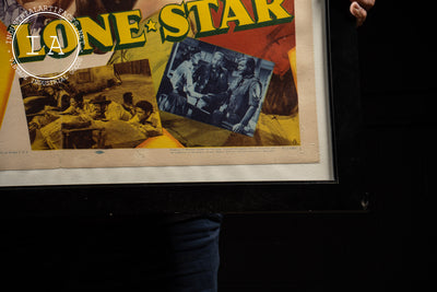 Original “Lone Star” 1952 MGM Half-Sheet Film Poster