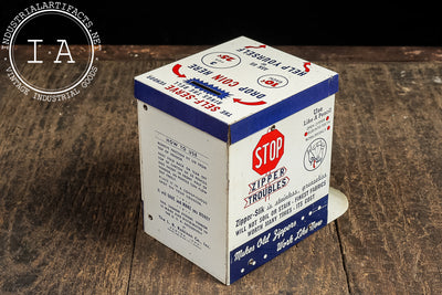 Zipper-Slik Lubricant Retail Point-of-Sale Counter Display