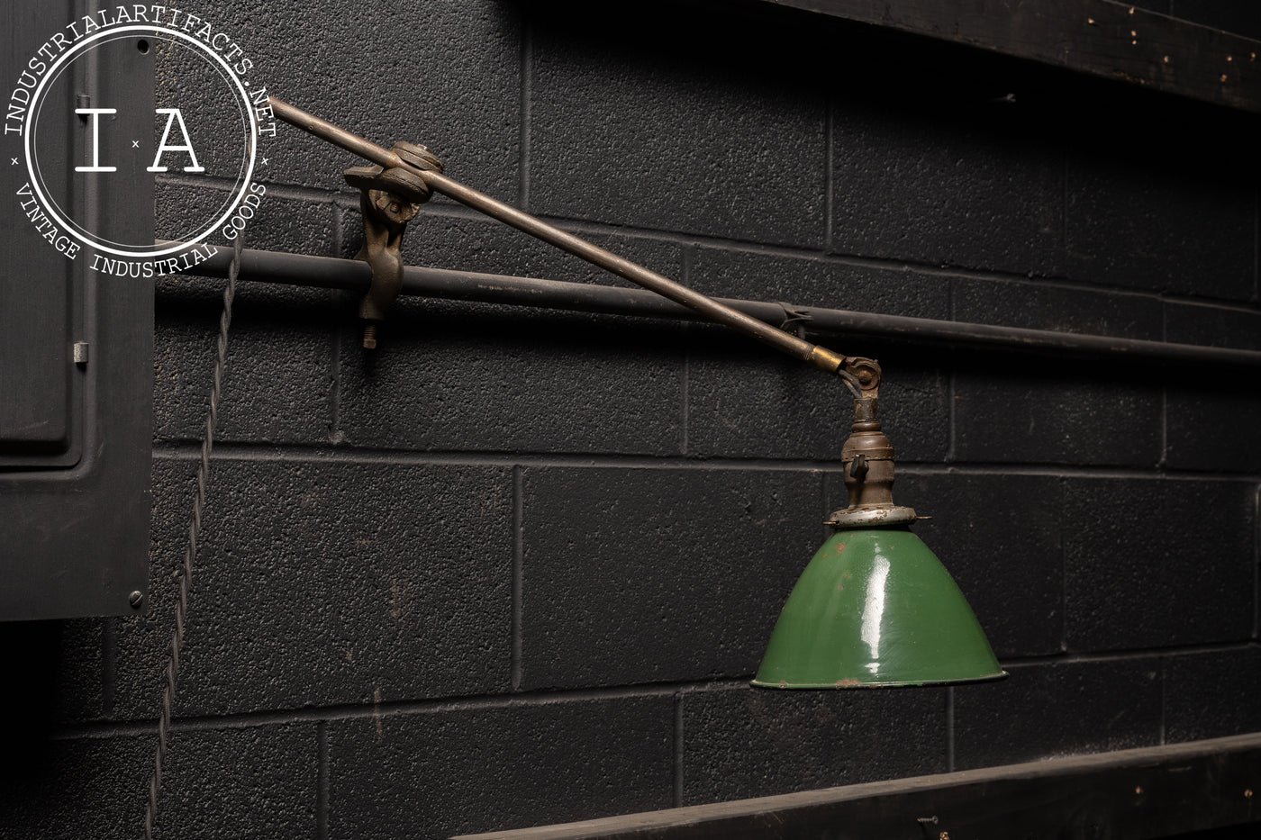 Antique Industrial Articulated Work Lamp