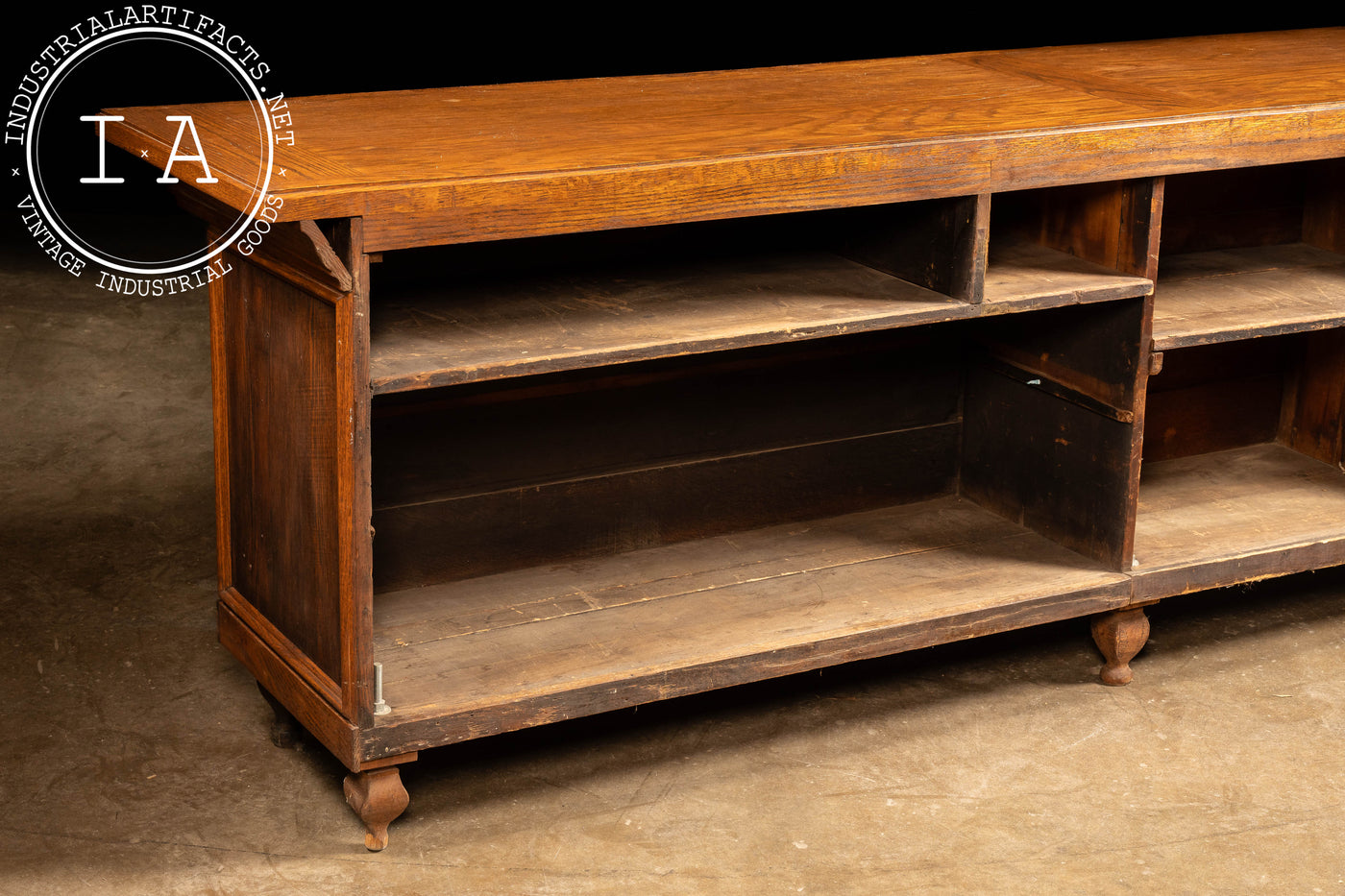 Early Oak General Store Counter