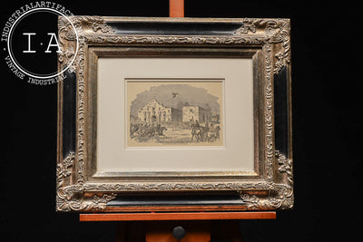 The Alamo - General Twiggs’ Headquarters | Framed Homer Etching