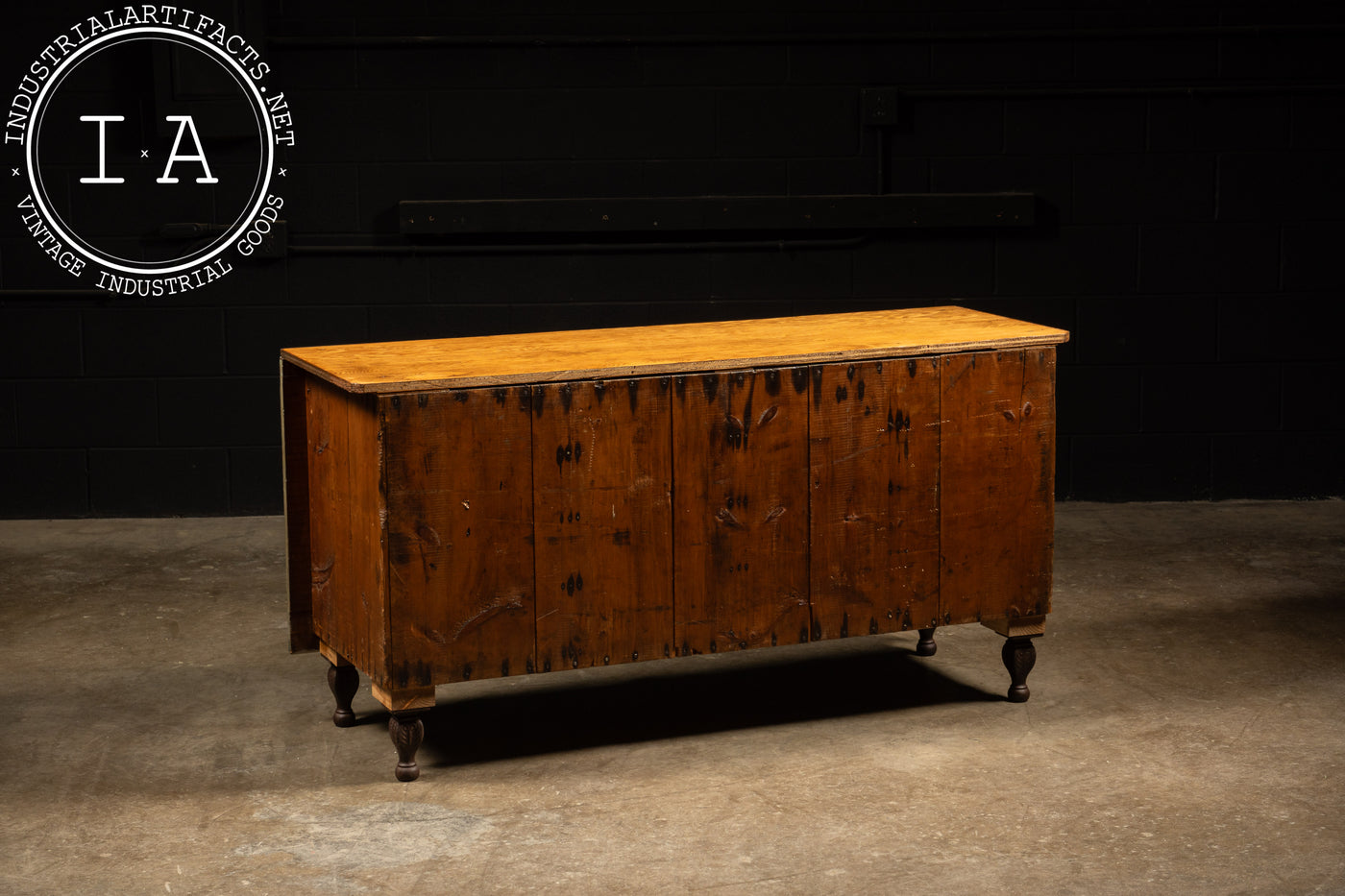 Antique Industrial Apothecary Cabinet