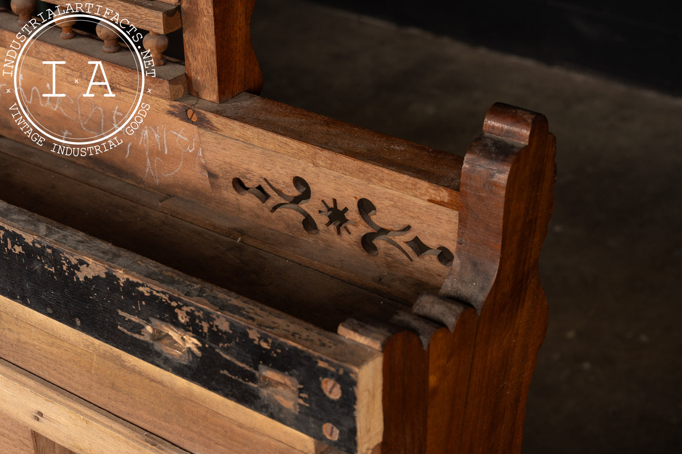 Early 20th Century Eastlake Oak Organ Topper