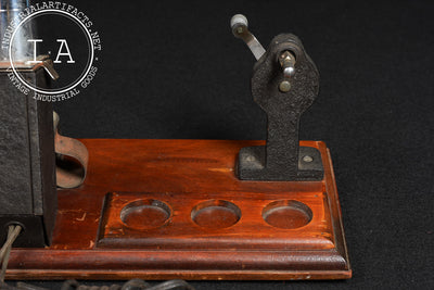 Vintage Wooden Film Splicer & Editing Station by Keystone