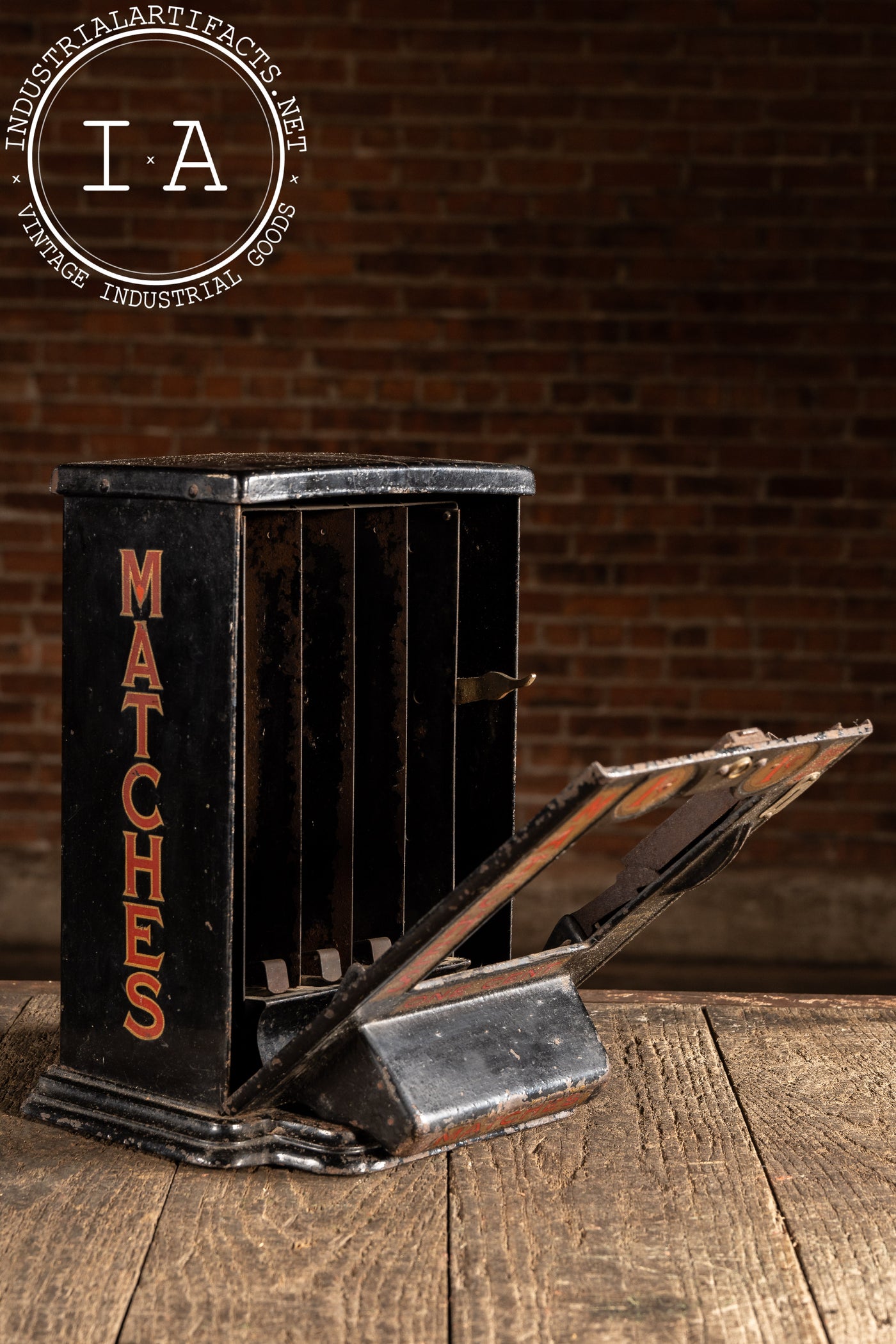 Early 20th Century One-Cent Match Vending Machine by Krema