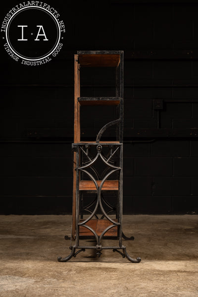 Antique Baker's Folding Rack and Table