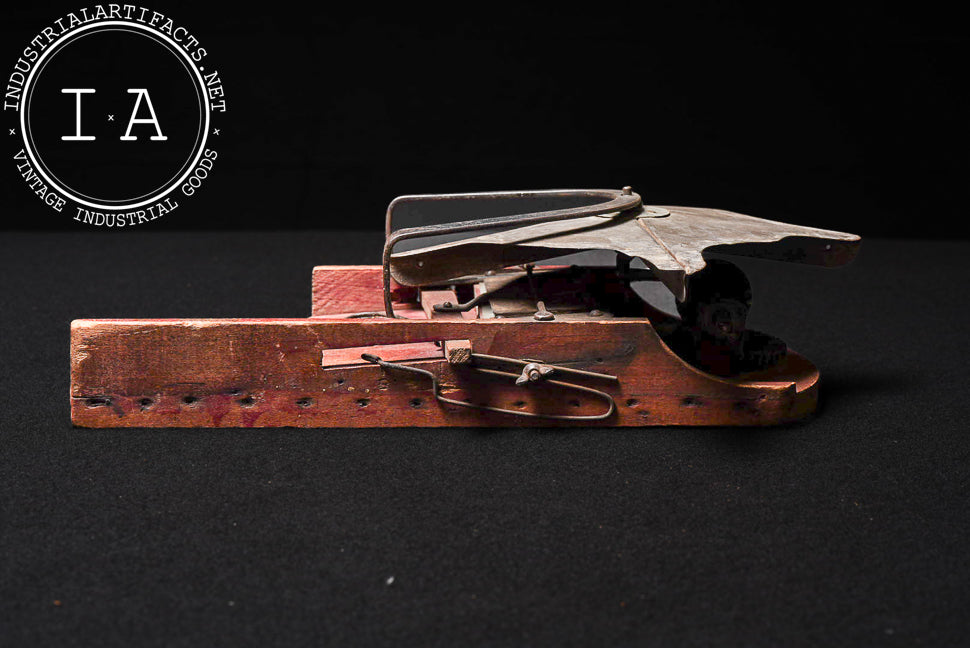 Early 20th Century Hand-Crank Seed Spreader by Cyclone