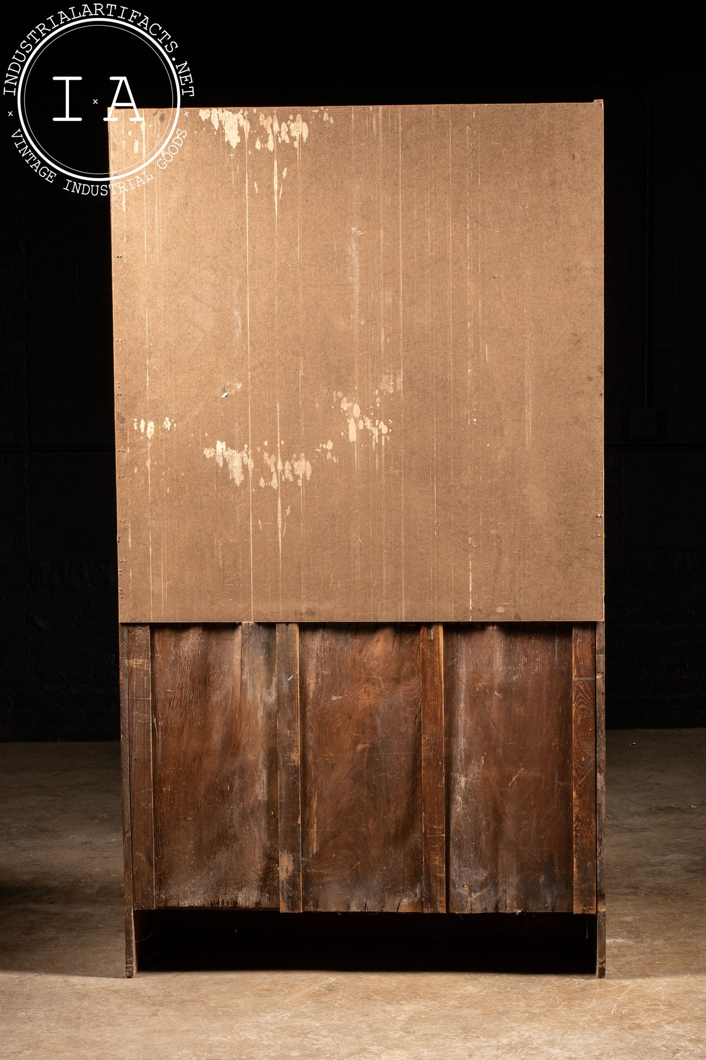 Early American Wooden Apothecary Hutch