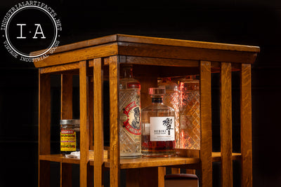 Early 20th Century Danner Revolving Tiger Oak Bookcase