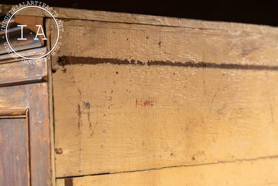 Mid-19th Century Painted Pine Cupboard