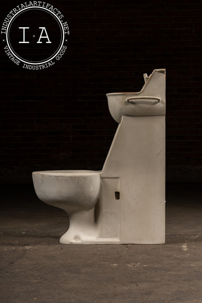 Vintage "Super Secur Ware" Prison Combination Toilet & Sink