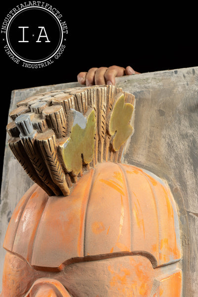 One of a Kind Shock Top Jack-O'-Lantern Beer Sign Master Mold