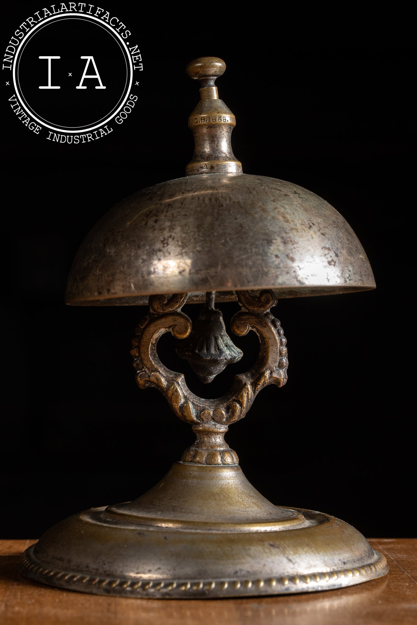 Late 19th Century Ornate Brass Call Bell