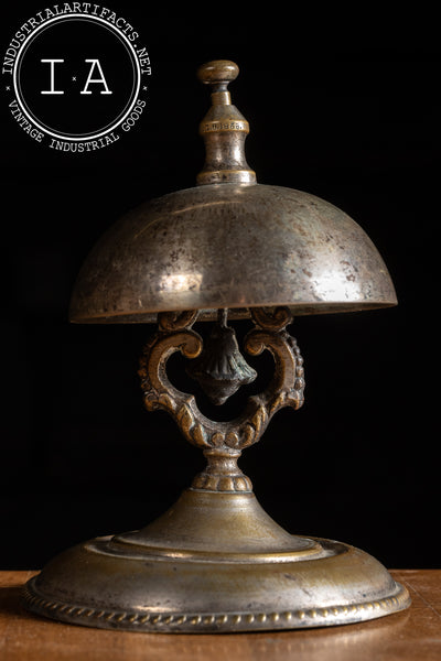 Late 19th Century Ornate Brass Call Bell