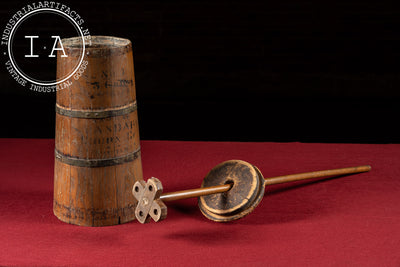 Early 20th Century No. 1 5-Gal. Butter Churn by Standard Churn
