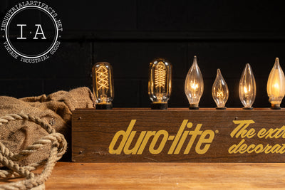 Vintage Duro-Lite Point of Sale Display