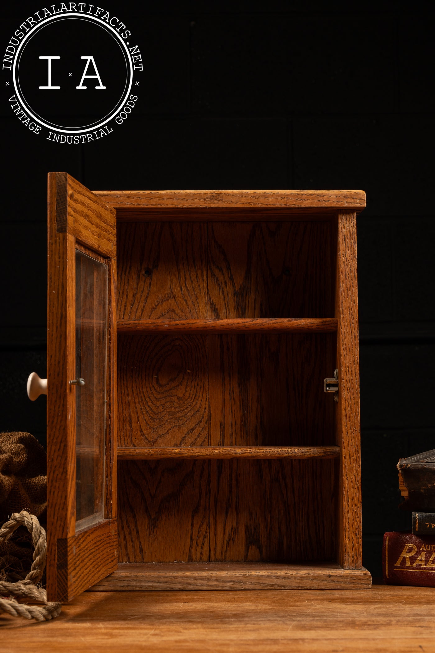 Antique Pharmacy Display Chest