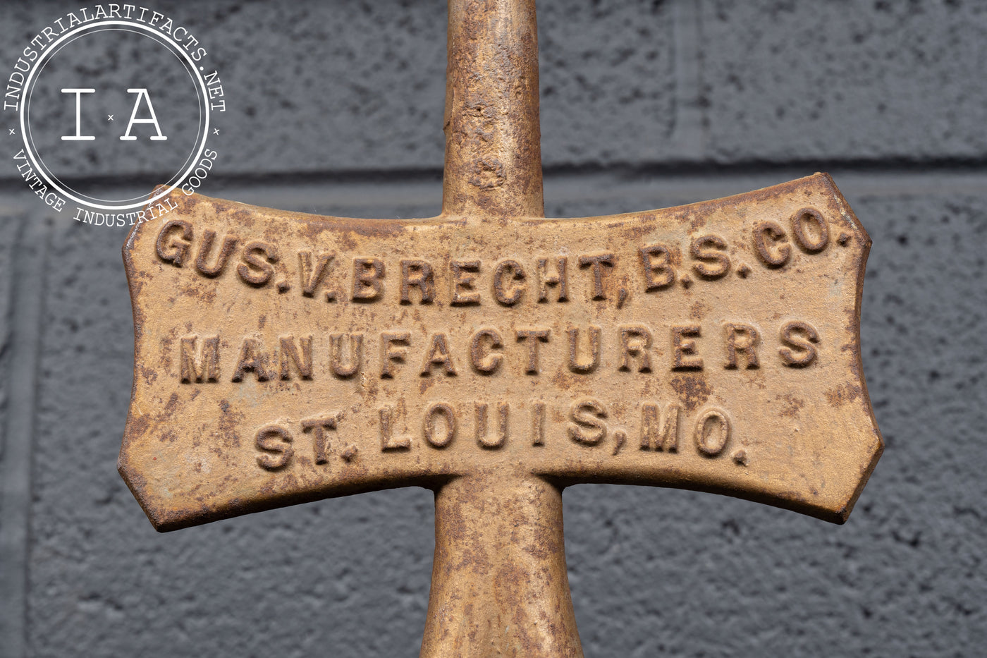 Late 19th Century Butchers Rack Crest by Brecht