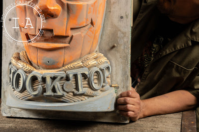 One of a Kind Shock Top Jack-O'-Lantern Beer Sign Master Mold