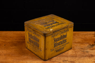 Antique Sunshine Biscuits Tin