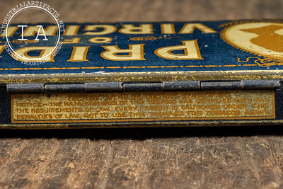 Pride of Virginia Sliced Plug Tobacco Tin