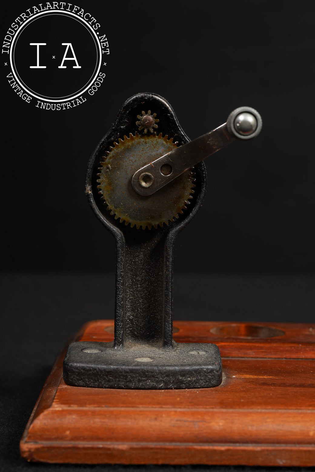 Vintage Wooden Film Splicer & Editing Station by Keystone