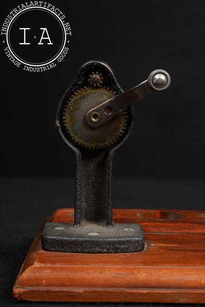 Vintage Wooden Film Splicer & Editing Station by Keystone