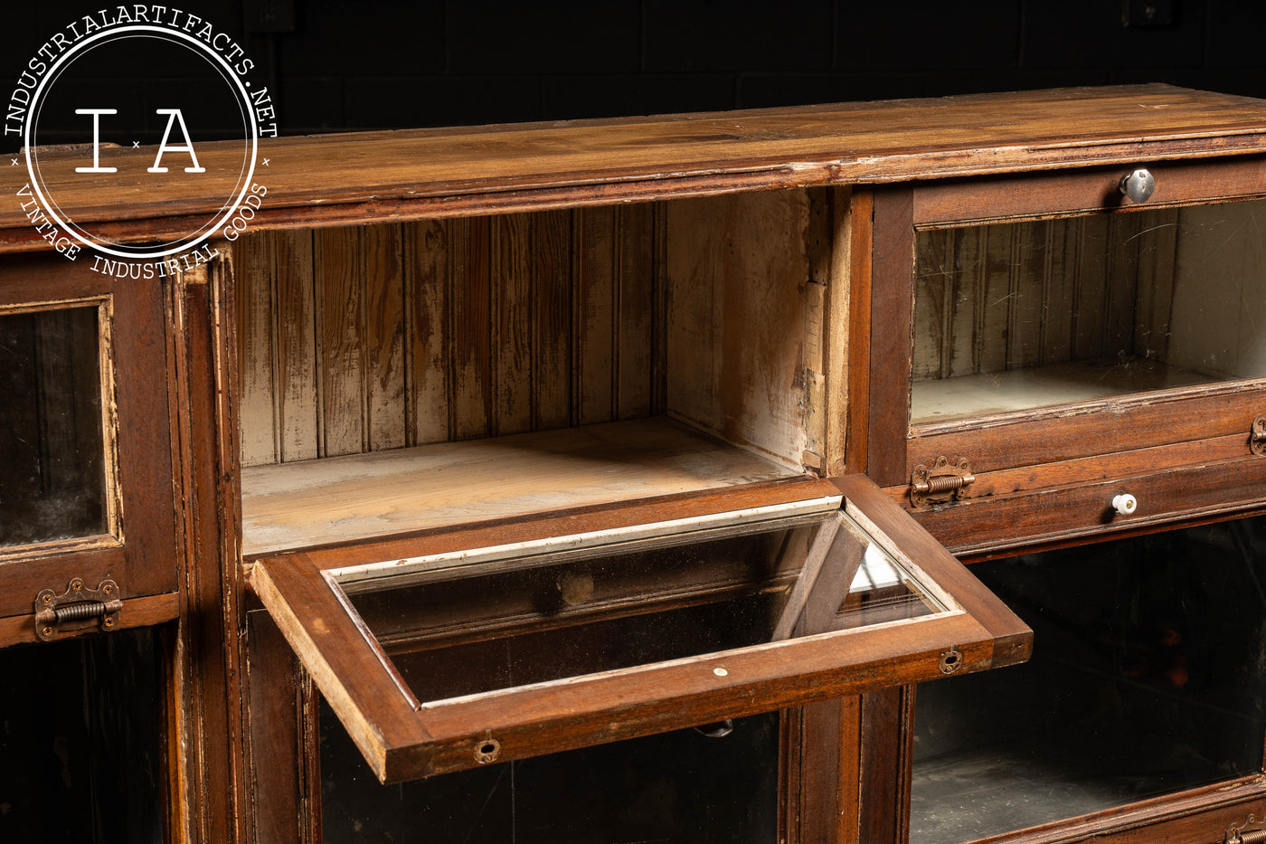 Early 20th Century Oak 12-Drawer Haberdashery Cabinet