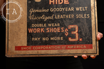 William Penn Horse Hide Shoes Sign