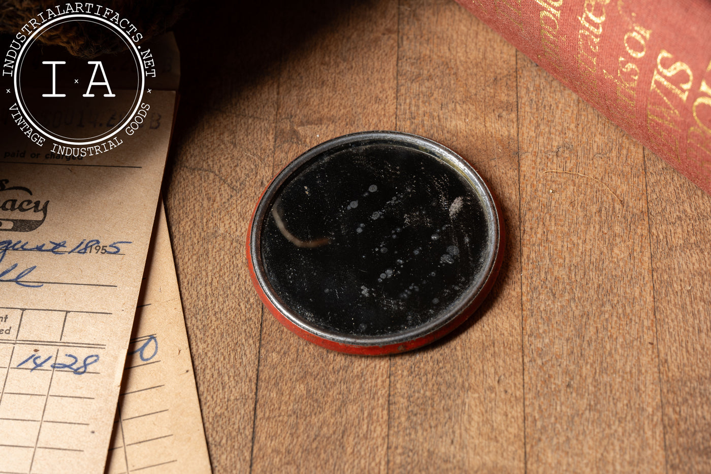 Early 20th Century Mascot Tobacco Advertising Pocket Mirror