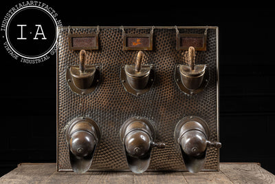 Antique Three-Option Coffee Bean Dispenser