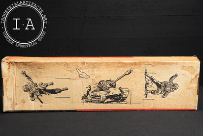 Vintage Cardstock and Plastic Toy Bazooka by Hillan