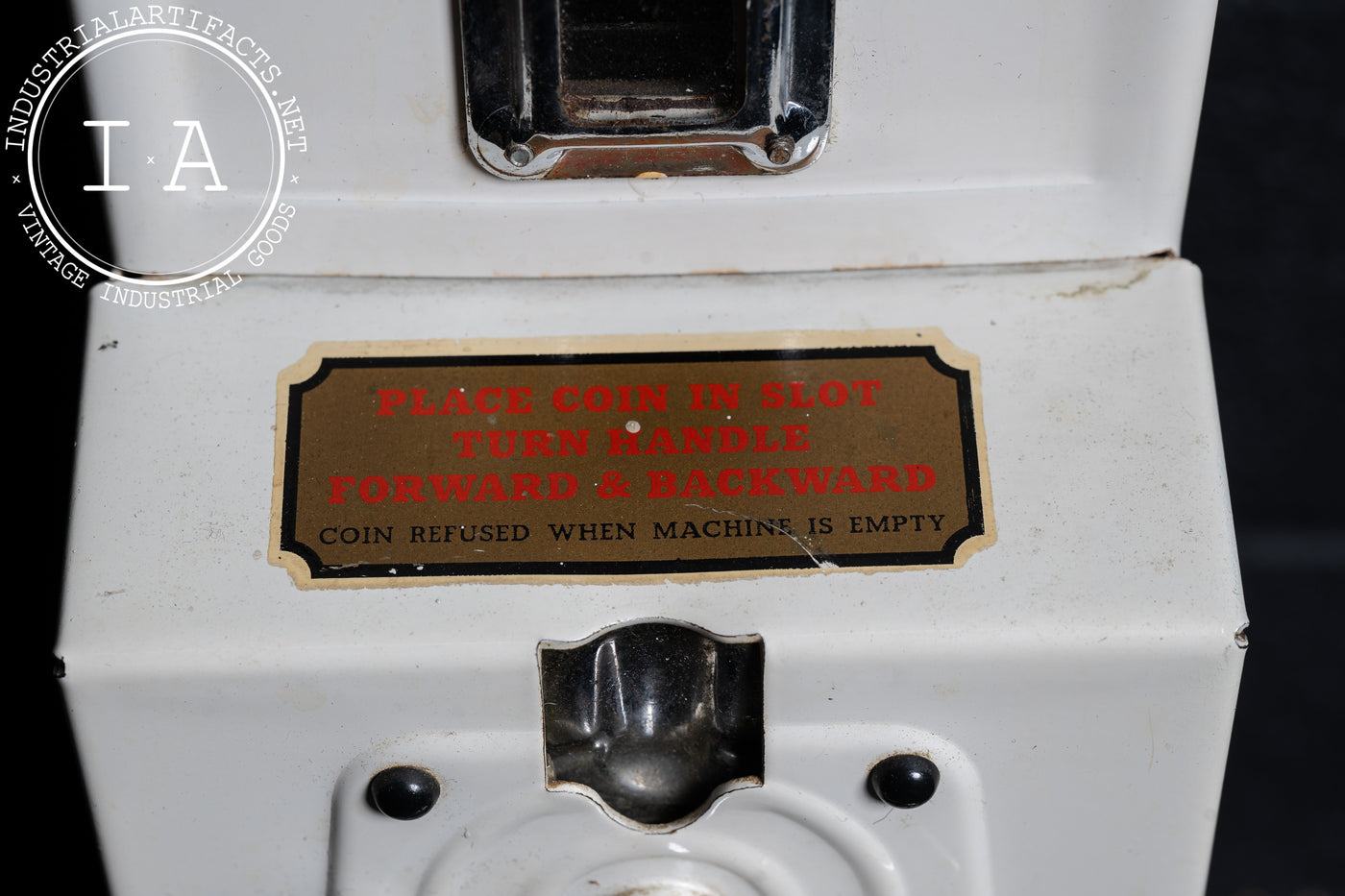 Porcelain Enamel Coin Op Sanitex Dispenser