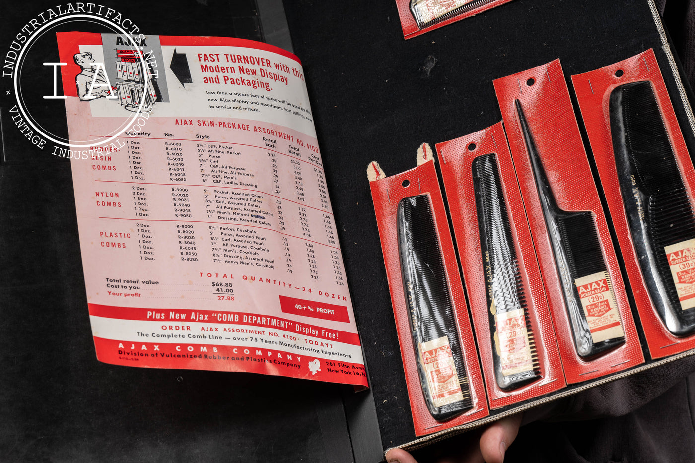 Ajax Combs Salesmans Binder