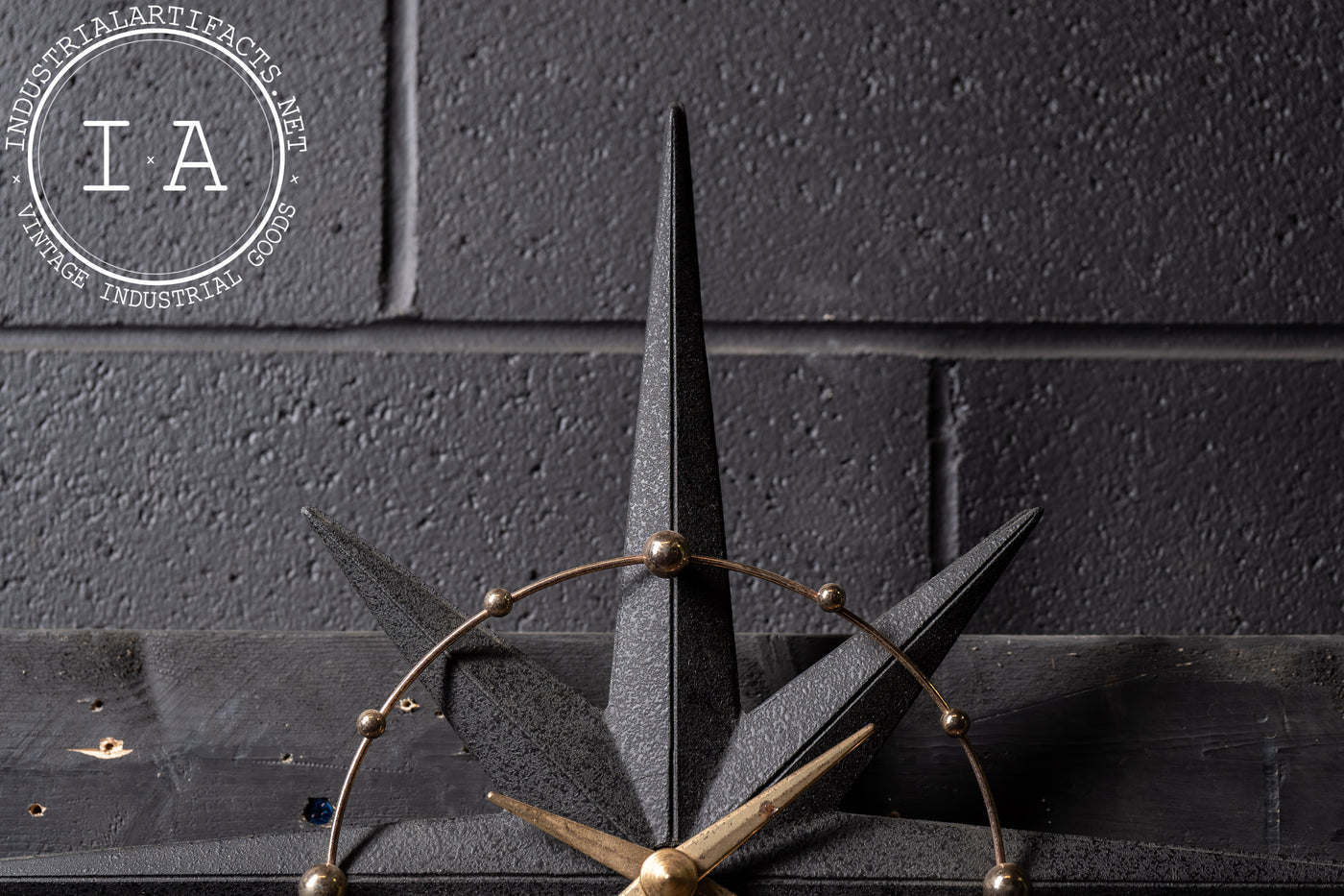 MCM Starlite #103 Starburst Wall Clock by Haddon