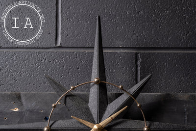 MCM Starlite #103 Starburst Wall Clock by Haddon