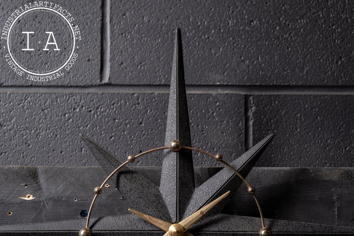 ROCK STAR Vol.3 ザ・手相　海外スター実物大手形＆サイン　a-ha MCM Starlite #103 Starburst Wall Clock by Haddon – Industrial