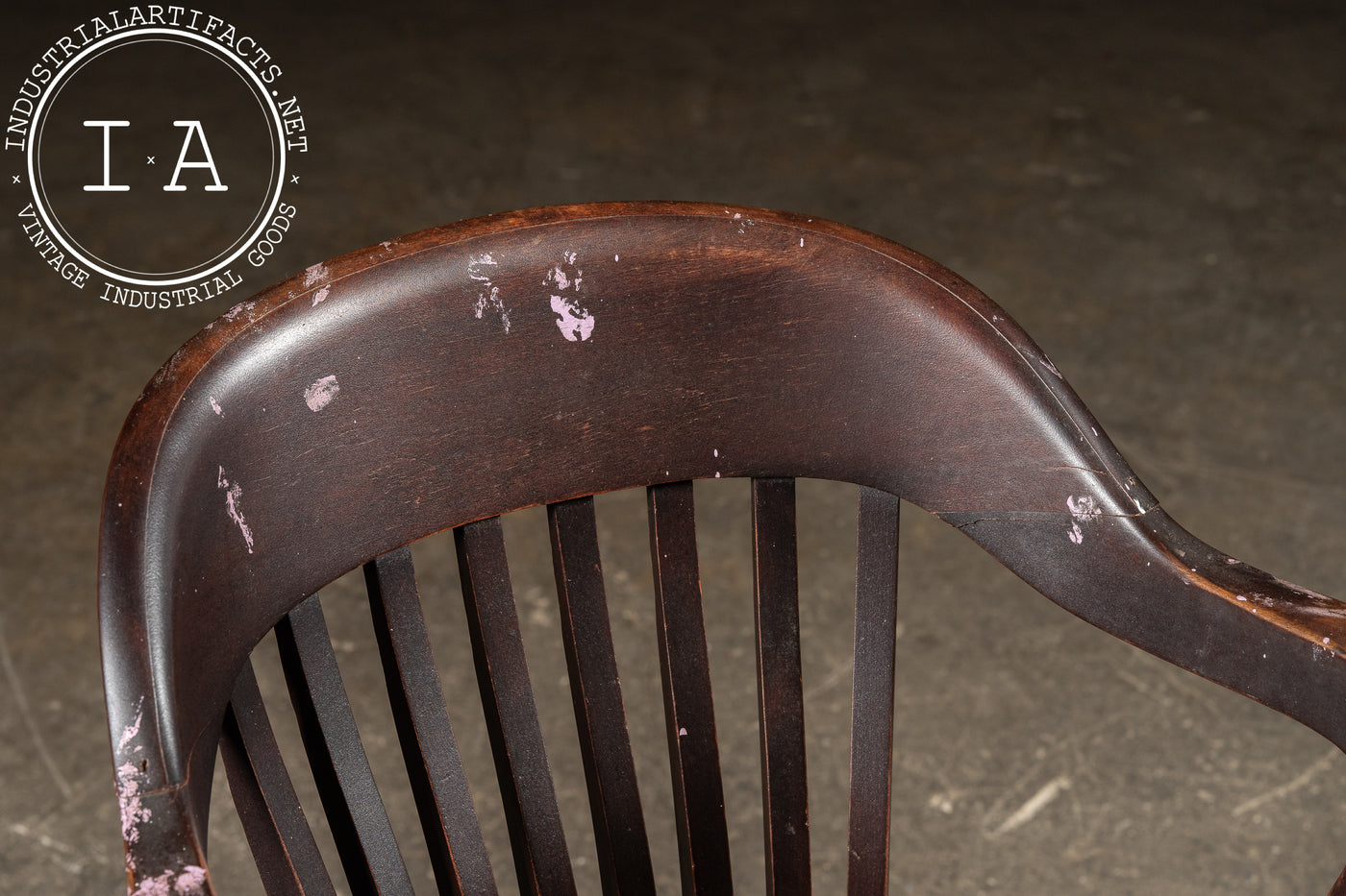 Early 20th Century Banker’s Armchair