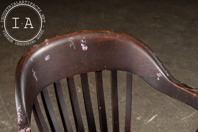 Early 20th Century Banker’s Armchair